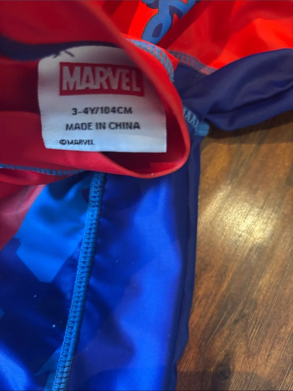 Kids Spiderman Swimsuit 3-4 years